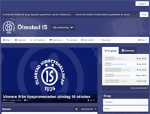 Tablet Screenshot of olmstad-is.se
